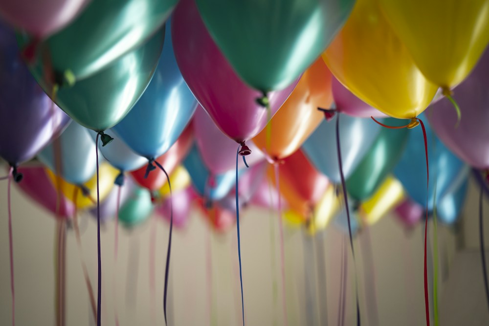 Illustrative birthday decorations